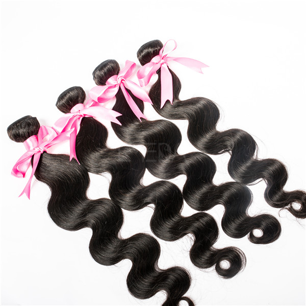 Brazilian virgin hair body wave 100% human hair weave YL009